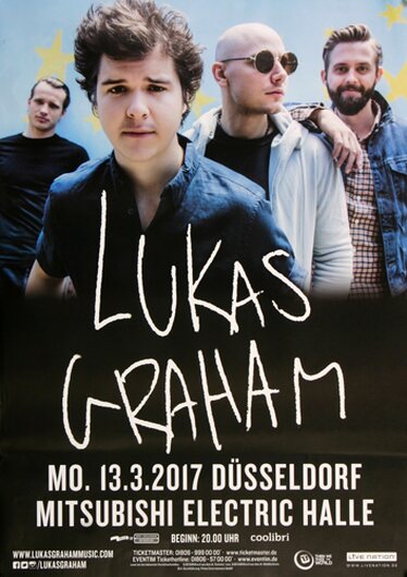 Lukas Graham - Blue Concert , Dsseldorf 2017 - Konzertplakat