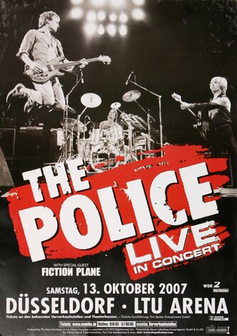The Police - Certifiable , Dsseldorf 2007 - Konzertplakat