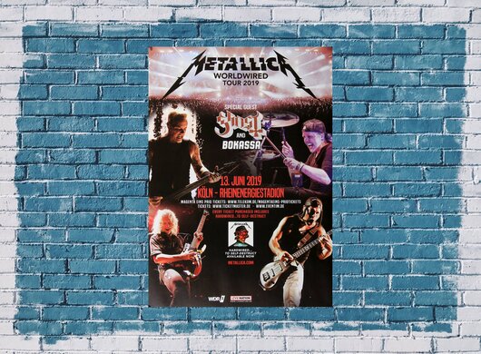 Metallica - Worldwired, Kln 2019 - Konzertplakat
