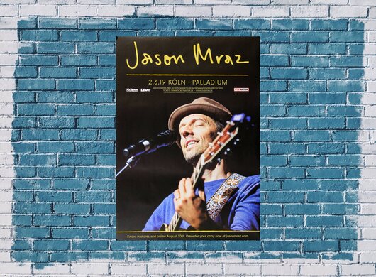 Jason Mraz - Good Vibes, Kln 2019 - Konzertplakat