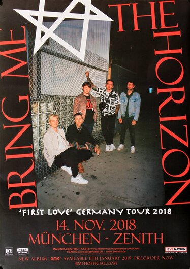 Bring Me The Horizon - First Love, Mnchen 2018 - Konzertplakat