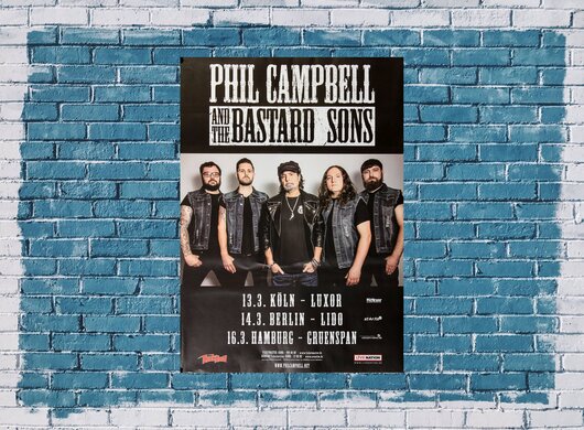 Phil Campbell - The Bastard Sons, Tour 2019 - Konzertplakat