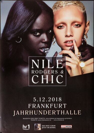 Nile Rodgers & Chic - Its About Time, Frankfurt 2018 - Konzertplakat