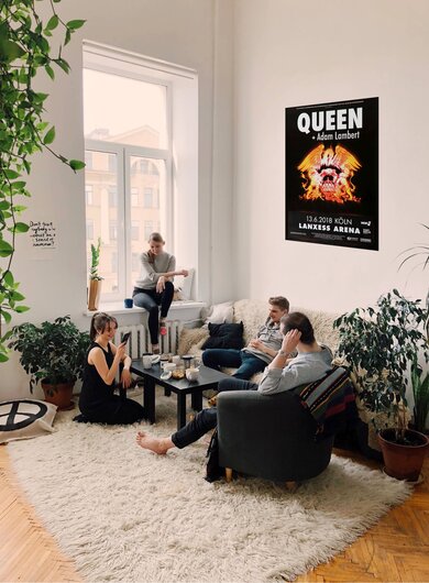 Queen - Adam Lambert, Kln 2018 - Konzertplakat