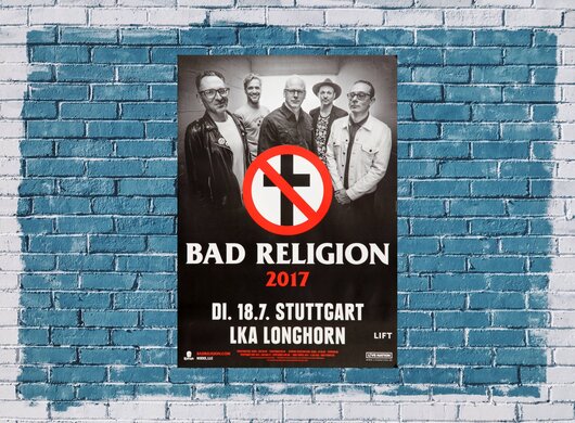 Bad Religion - True North Live, Stuttgart 2017 - Konzertplakat