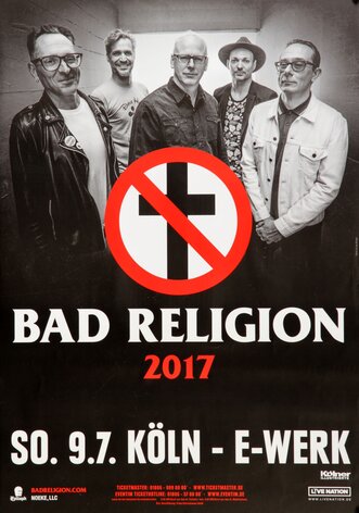 Bad Religion - True North Live, Kln 2017 - Konzertplakat