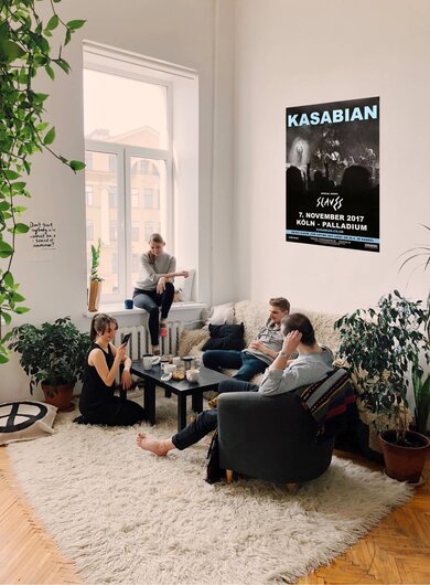 Kasabian - For Crying out Loud, Kln 2017 - Konzertplakat
