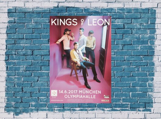 Kings Of Leon - Sex On Fire, Mnchen 2017 - Konzertplakat