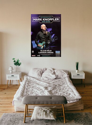 Mark Knopfler - Down The Road Wherever, Kln 2019 - Konzertplakat
