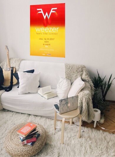 Weezer - Feels Like Summer, Kln 2017 - Konzertplakat