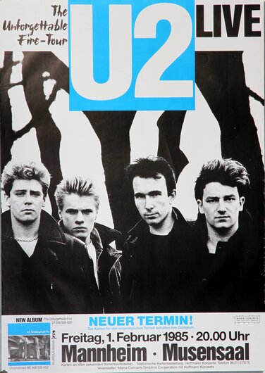 U2, Unforgetable Fire, MAN, 1985