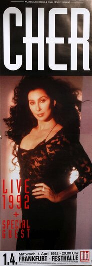 Cher - Door Poster, consists of 2 parts, FRA, 1992