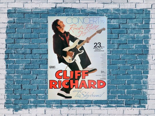 Cliff Richard, Rockn Roll Joy,Frankfurt,1979, small tears on the edge,