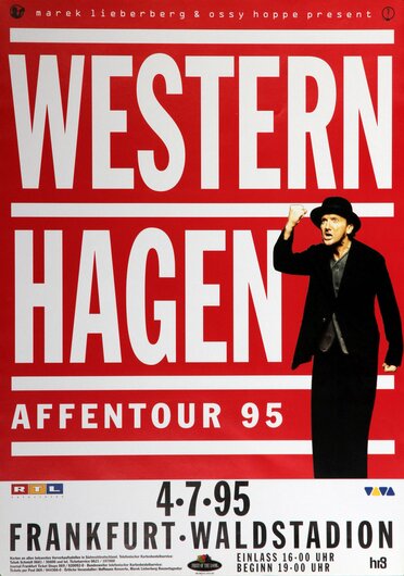 Marius Mller Westernhagen - Affentour, Frankfurt 1995