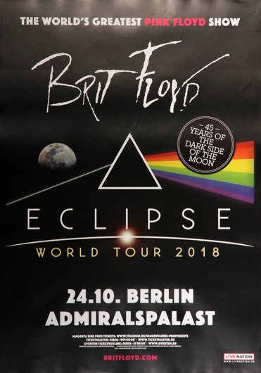 Brit Floyd - Eclise World Tour, Berlin 2018