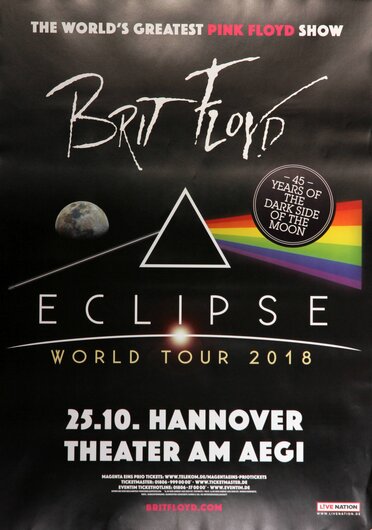 Brit Floyd - Eclise World Tour, Hannover 2018