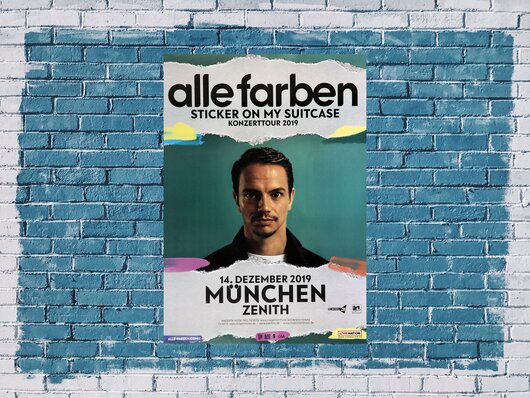 alle Farben - Stick On My Suitcace, Mnchen 2019