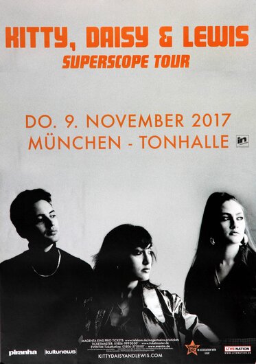 Kitty,Daisy & Lewis - Superscope Tour, Mnchen 2017