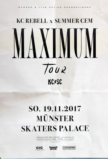 KC Rebell X Summer Cem - Maximum Tour, Mnster 2017