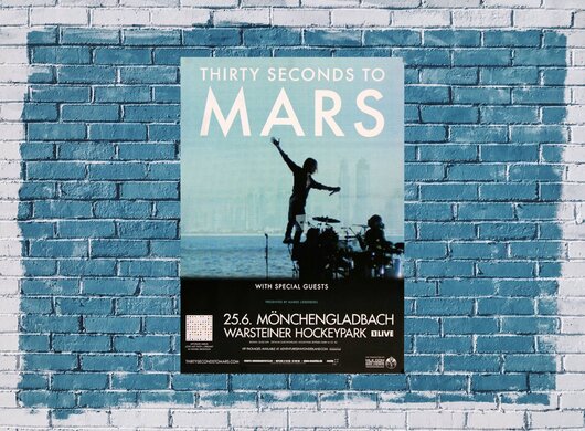 30 Seconds to Mars - In The Air , Mnchengladbach 2014 - Konzertplakat