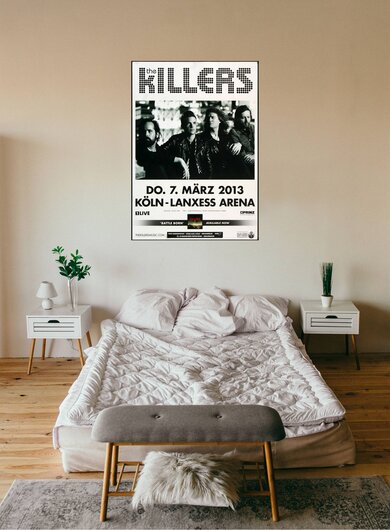The Killers - Battle Born , Kln 2013 - Konzertplakat