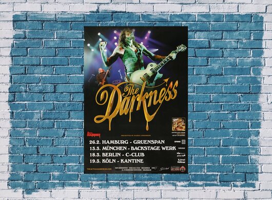 The Darkness - Last Of Our Kind, Tour 2013 - Konzertplakat