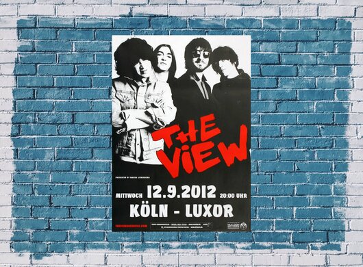 The View - Which Bitch, Kln 2012 - Konzertplakat