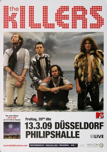 Killers - Dsseldorf, Dsseldorf 2009 - Konzertplakat
