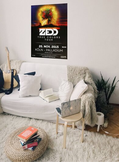 ZEDD - True Colors, Kln 2015 - Konzertplakat