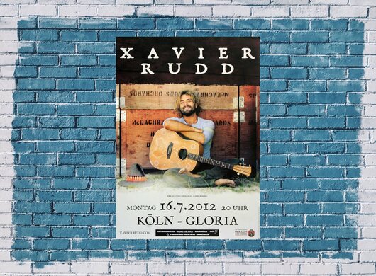 Xavier Rudd - Spirit Bird, Kln 2012 - Konzertplakat
