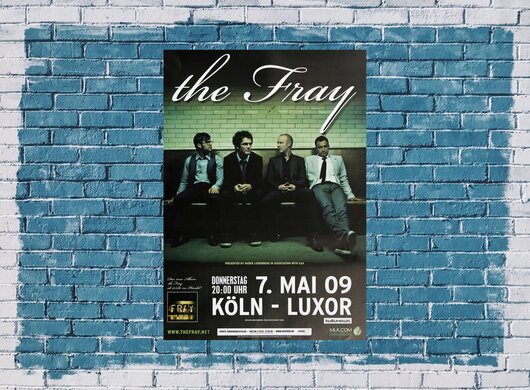 The Fray - You Found Me, Kln 2009 - Konzertplakat
