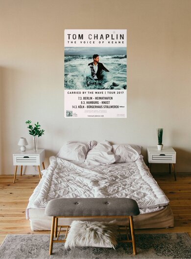 Tom Chaplin - Carried By The Wave, Tour 2017 - Konzertplakat