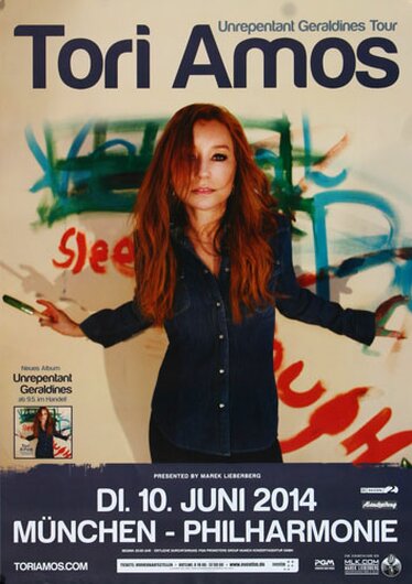 Tori Amos - Wild Way , Mnchen 2014 - Konzertplakat