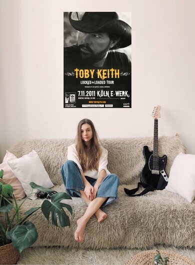 Toby Keith - Locked & Loaded , Kln 2011 - Konzertplakat