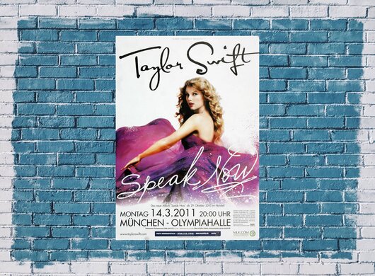 Taylor Swift - Speak , Mnchen 2011 - Konzertplakat