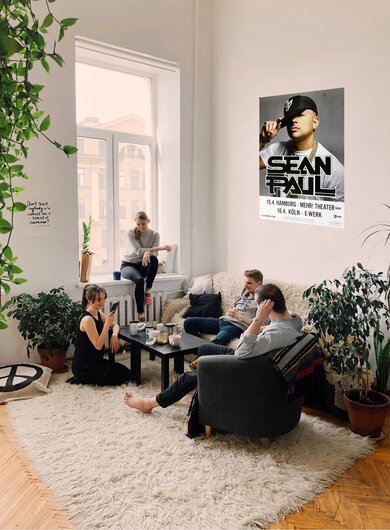 Sean Paul - Dutty Rock, Hamburg & Kln 2017 - Konzertplakat