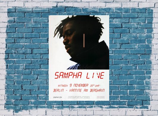 Sampha - Live , Berlin 2016 - Konzertplakat