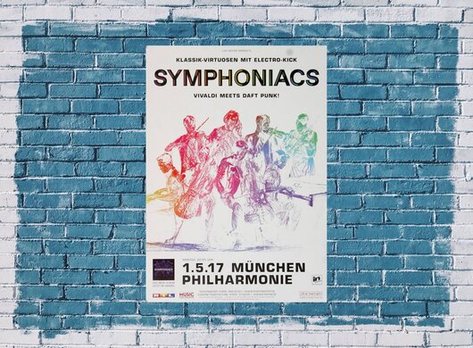 Symphoniacs - Vivaldi Daft Punk , Mnchen 2017 - Konzertplakat