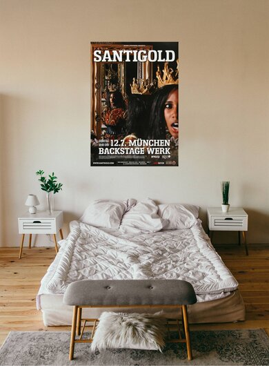 Santigold - GO!, Mnchen 2011 - Konzertplakat
