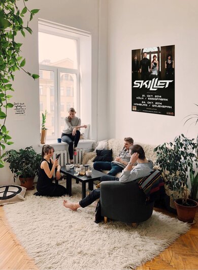 Skillet - Vital Signs, Kln & Hamburg 2014 - Konzertplakat