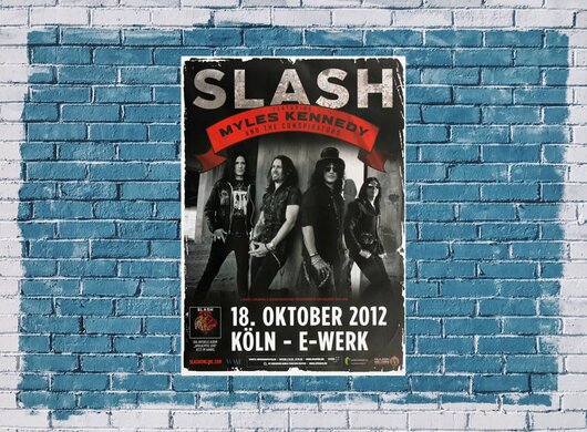 Slash - Youre A Lie, Kln 2012 - Konzertplakat