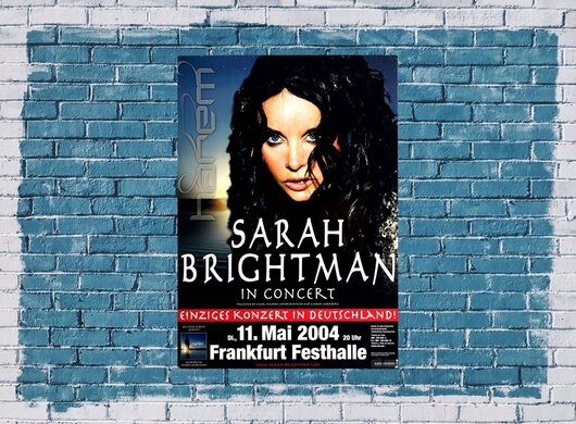 Sarah Brightman - The Harem, Frankfurt 2004 - Konzertplakat