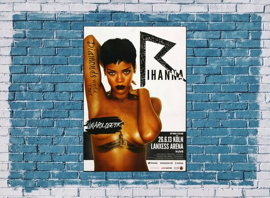 Rihanna - Diamonds World , Kln 2013 - Konzertplakat
