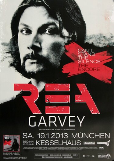 Rea Garvey - Mnchen, Mnchen 2013 - Konzertplakat