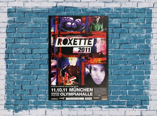 Roxette - When I Dream , Mnchen 2011 - Konzertplakat