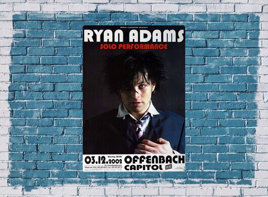 Ryan Adams - Demolition, Frankfurt 2002 - Konzertplakat