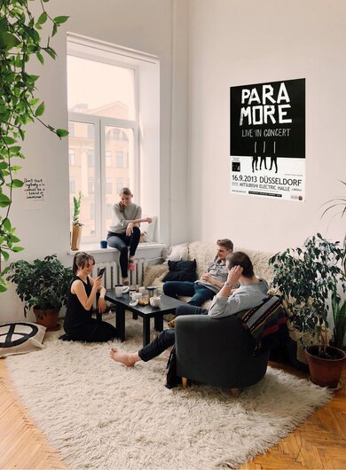 Paramore - Live IN , Dsseldorf 2013 - Konzertplakat