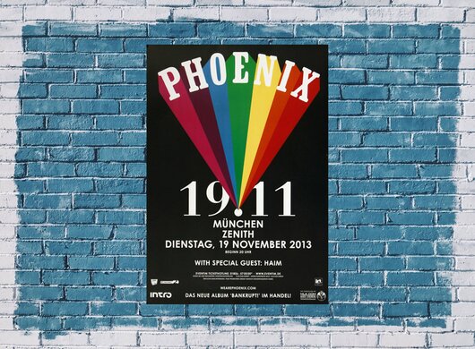 Phoenix - Entertainment , Mnchen 2013 - Konzertplakat
