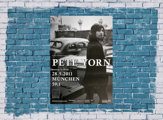 Pete Yorn - Brake Up, Mnchen 2011 - Konzertplakat