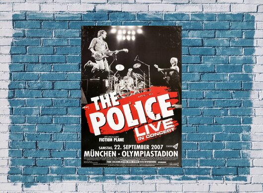 The Police - Certifiable , Mnchen 2007 - Konzertplakat